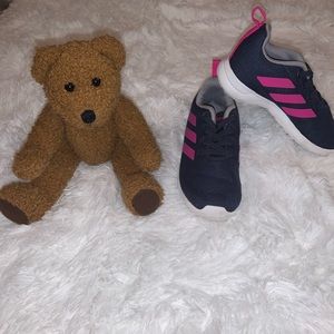 Toddler Adidas  Pink and Navy Size 9 Sneakers
